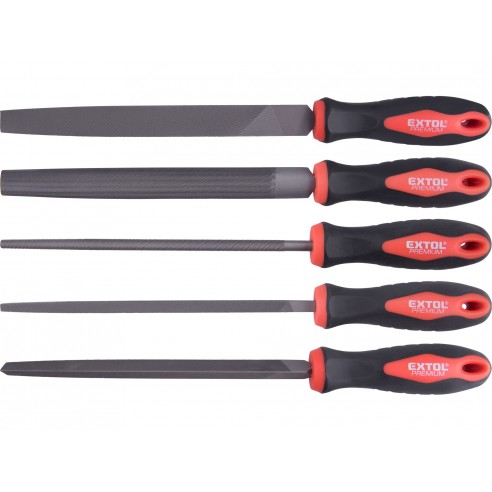 Сет турпии за метал, 5пар, 200мм, EXTOL PREMIUM